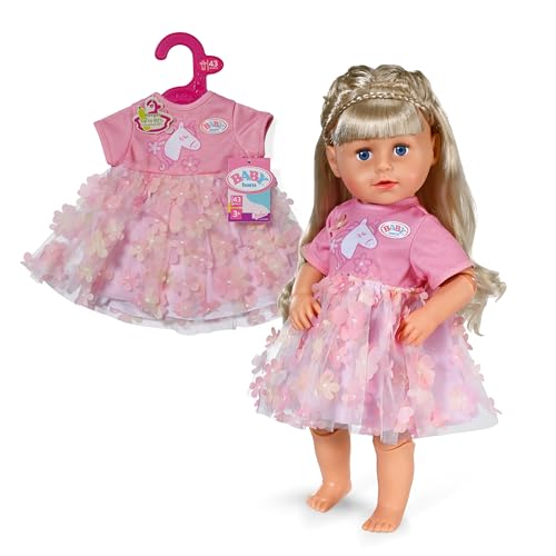 BABY born Blumenkleid mit Einhorn 43cm, Puppenkleid für 43cm Puppen, 839393 Zapf Creation BABY born Blumenkleid mit Einhorn 43cm, Puppenkleid für 43cm Puppen, 839393 Zapf Creation von BABY Born