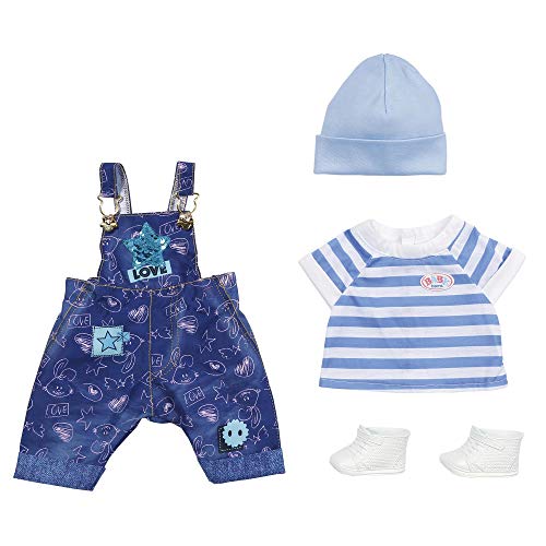 BABY born Deluxe Latzhose Set, Puppenbekleidung für 43 cm Puppen mit Shirt, Mütze und Schuhen, 829127 Zapf Creation BABY born Deluxe Latzhose Set, Puppenbekleidung für 43 cm Puppen mit Shirt, Mütze und Schuhen, 829127 Zapf Creation von BABY Born