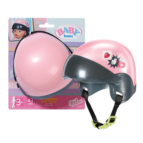 BABY born E-Scooter Helm - Puppenhelm für 43cm Puppen - Hochwertiges Puppenzubehör - Geeignet für Kinder ab 3 Jahren von BABY Born