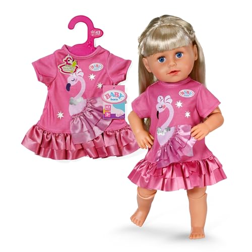 BABY born Flamingokleid, Puppenkleid für 43cm Puppen, 839423 Zapf Creation von BABY Born