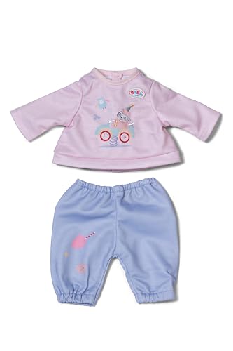 BABY born Jogginganzug,mit rosa Langarm-Shirt und lila Hose für 36cm Puppen, 838815 Zapf Creation von BABY Born