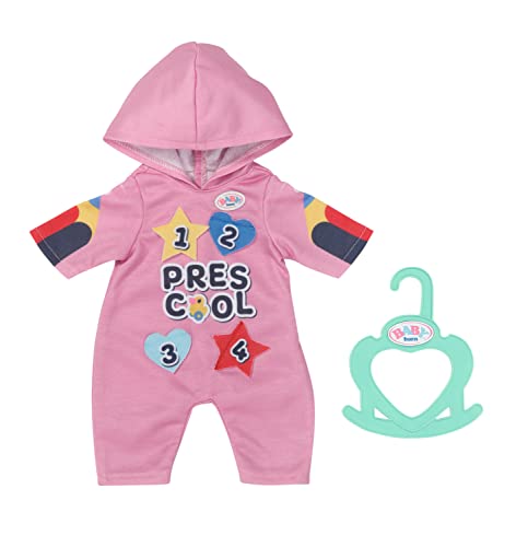 BABY born Kindergarten Einteiler mit Badges, rosa Puppenoverall mit farbigen Aufnähern und Kapuze für 36 cm Puppen, 833537 Zapf Creation BABY born Kindergarten Einteiler mit Badges, rosa Puppenoverall mit farbigen Aufnähern und Kapuze für 36 cm Puppen, 833537 Zapf Creation von BABY Born