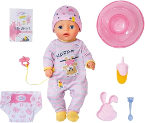 BABY born Little Girl 36 cm, Puppe mit 7 Funktionen für Kinder ab 2 Jahren, funktioniert ohne Batterie, 831977 Zapf Creation BABY born Little Girl 36 cm, Puppe mit 7 Funktionen für Kinder ab 2 Jahren, funktioniert ohne Batterie, 831977 Zapf Creation von BABY Born