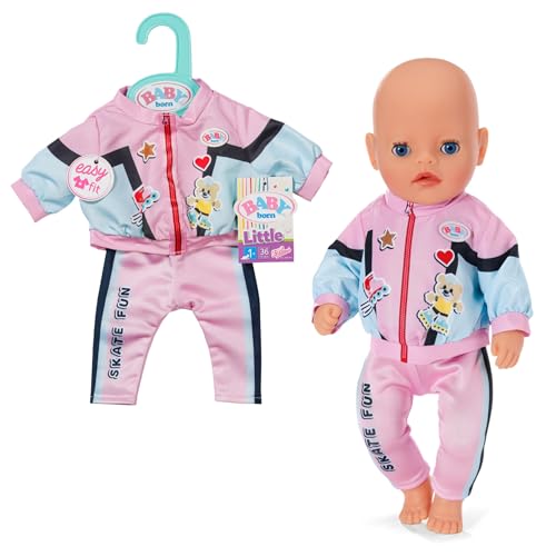 BABY born Little Jogginganzug mit Hose und Jacke für 36 cm Puppen, 836347 Zapf Creation BABY born Little Jogginganzug mit Hose und Jacke für 36 cm Puppen, 836347 Zapf Creation von BABY Born
