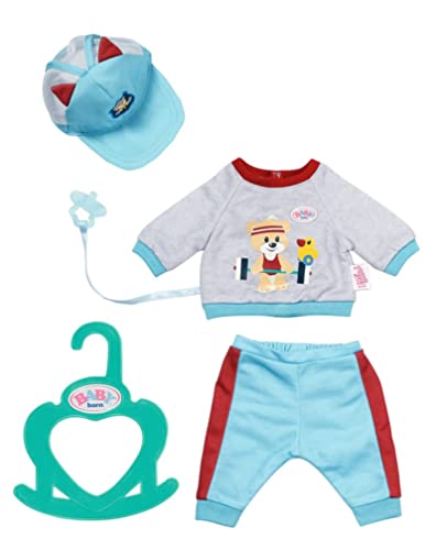 BABY born Little Sport Outfit, Set aus Puppenkleidung mit Kappe, Hose, Shirt und Schnuller, für 36 cm Puppen, 831878 Zapf Creation BABY born Little Sport Outfit, Set aus Puppenkleidung mit Kappe, Hose, Shirt und Schnuller, für 36 cm Puppen, 831878 Zapf Creation von BABY Born