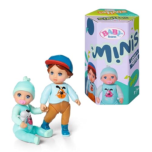 BABY born Minis Doppelpack mit Minis-Puppen Henry und Leon mit Farbwechseleffekt, Stickerbogen und Accessoires, 906064 Zapf Creation BABY born Minis Doppelpack mit Minis-Puppen Henry und Leon mit Farbwechseleffekt, Stickerbogen und Accessoires, 906064 Zapf Creation von BABY Born