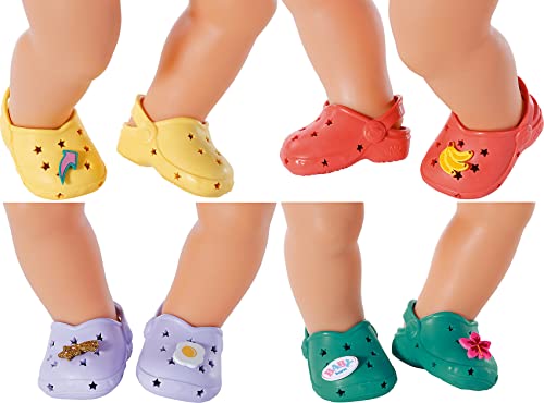 BABY born Schuhe mit Pins, bunte Puppenclogs mit Zubehör für 43 cm Puppen, 831809 Zapf Creation BABY born Schuhe mit Pins, bunte Puppenclogs mit Zubehör für 43 cm Puppen, 831809 Zapf Creation von BABY Born