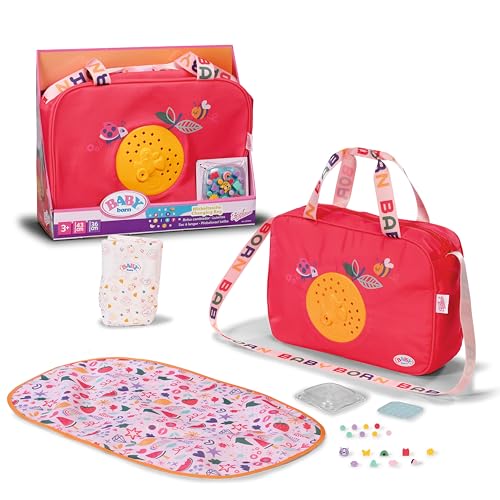 BABY born Wickeltasche Pin-Play, rosa Wickeltasche für Puppen mit Windeln, Puderdose, Aufbewahrungsbox und Pins zum Verzieren, 837610 Zapf Creation BABY born Wickeltasche Pin-Play, rosa Wickeltasche für Puppen mit Windeln, Puderdose, Aufbewahrungsbox und Pins zum Verzieren, 837610 Zapf Creation von BABY Born