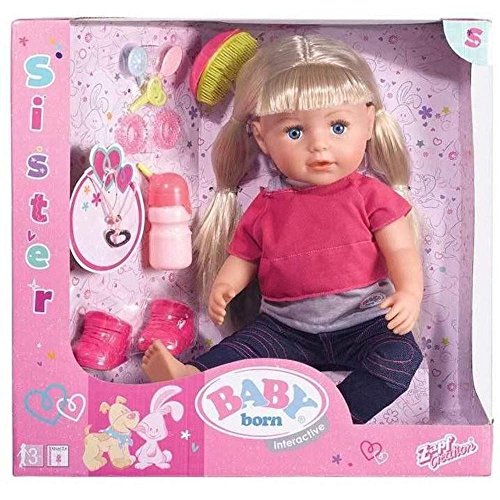 Zapf Creation 820704 BABY born Interactive Sister Puppe mit Funktionen XY cm Zapf Creation 820704 BABY born Interactive Sister Puppe mit Funktionen XY cm von BABY Born