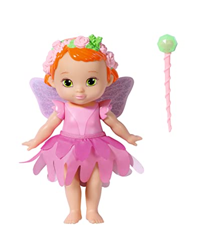 BABY born Storybook Fairy Rose 18 cm, Feen-Puppe mit flatternden Flügeln, Farbwechsel Tattoo, Feenlicht, Zauberstab, Kulisse und Bilderbuch, 833797 Zapf Creation BABY born Storybook Fairy Rose 18 cm, Feen-Puppe mit flatternden Flügeln, Farbwechsel Tattoo, Feenlicht, Zauberstab, Kulisse und Bilderbuch, 833797 Zapf Creation von BABY Born