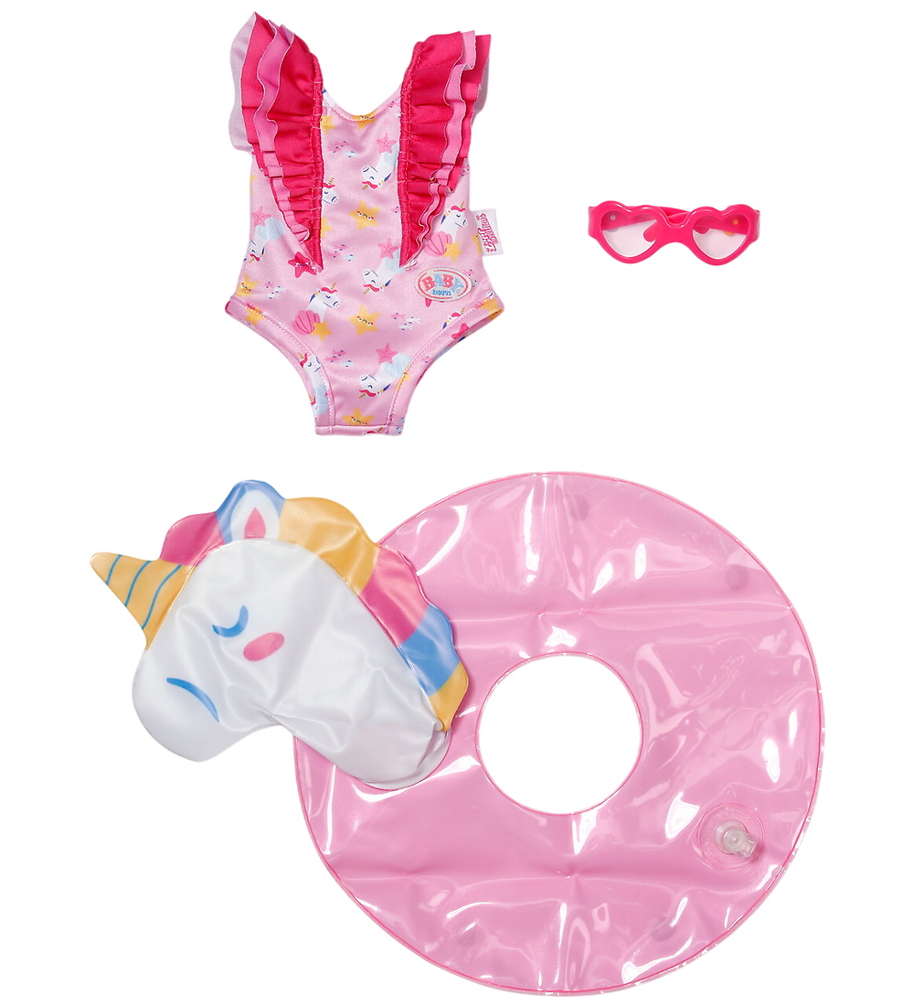 Baby Born Badeanzug - Unicorn - 43 cm - BABY born - One Size - Puppenzubehör von BABY born