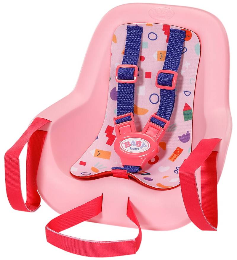 Baby Born Fahrradsattel - Rosa - BABY born - One Size - Puppenzubehör von BABY born