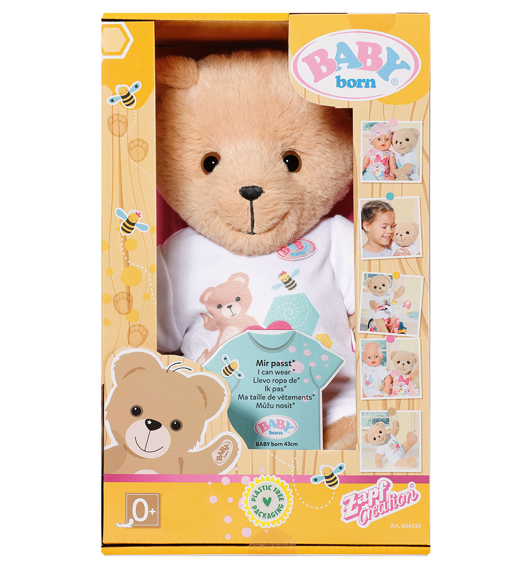 Baby Born Kuscheltier - Bär - 36 cm - Weiß - BABY born - One Size - Kuscheltiere Baby Born Kuscheltier - Bär - 36 cm - Weiß - BABY born - One Size - Kuscheltiere von BABY born