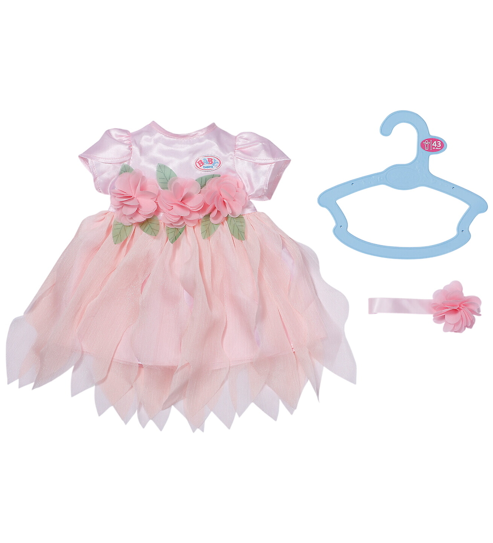 Baby Born Puppenkleidung - Kleid - Flower Fairy - 43 cm - BABY born - One Size - Puppenkleidung von BABY born