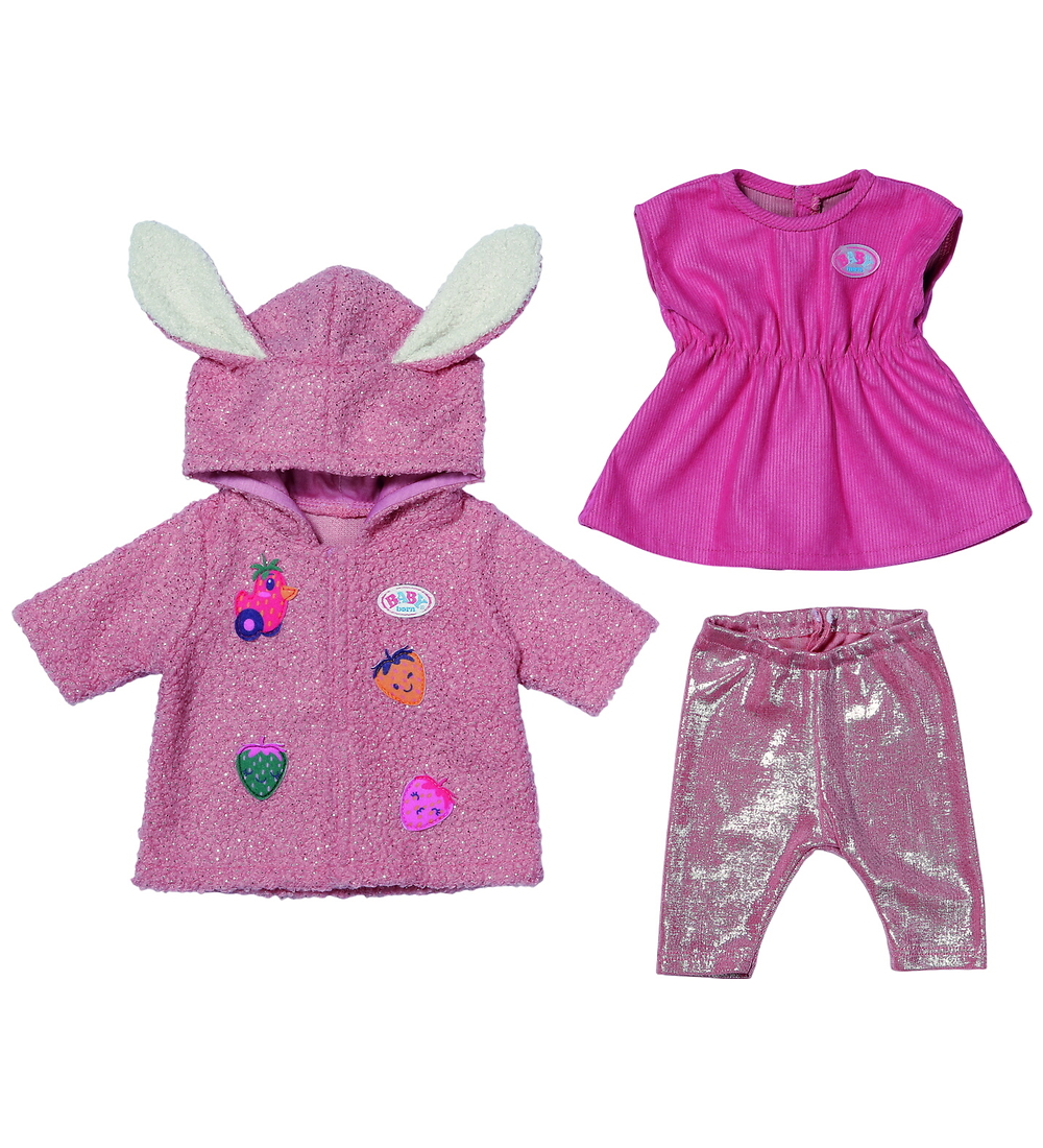 Baby Born Puppenkleidung - Mantelset m. Kleid - 43 cm - BABY born - One Size - Puppenkleidung von BABY born
