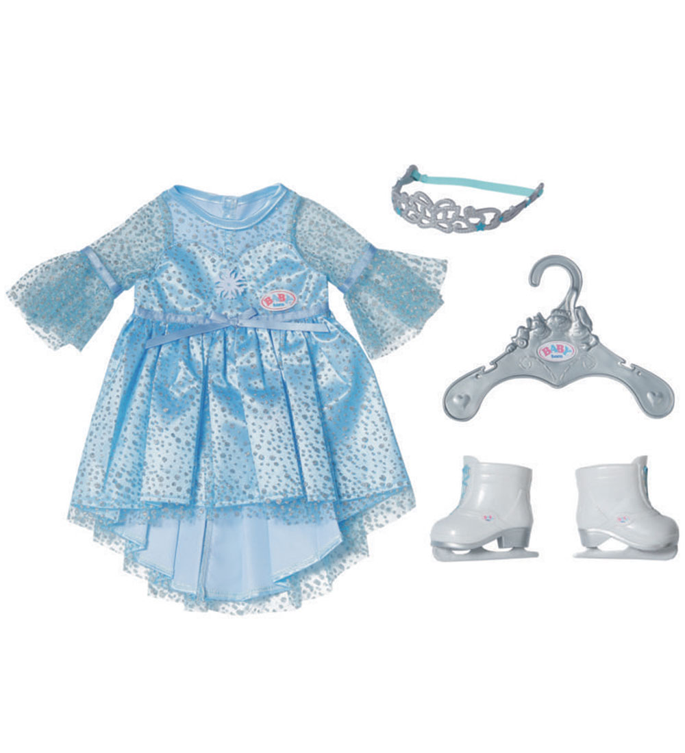 Baby Born Puppenkleidung - Princess Auf Ice - 43 cm - BABY born - One Size - Puppenkleidung von BABY born