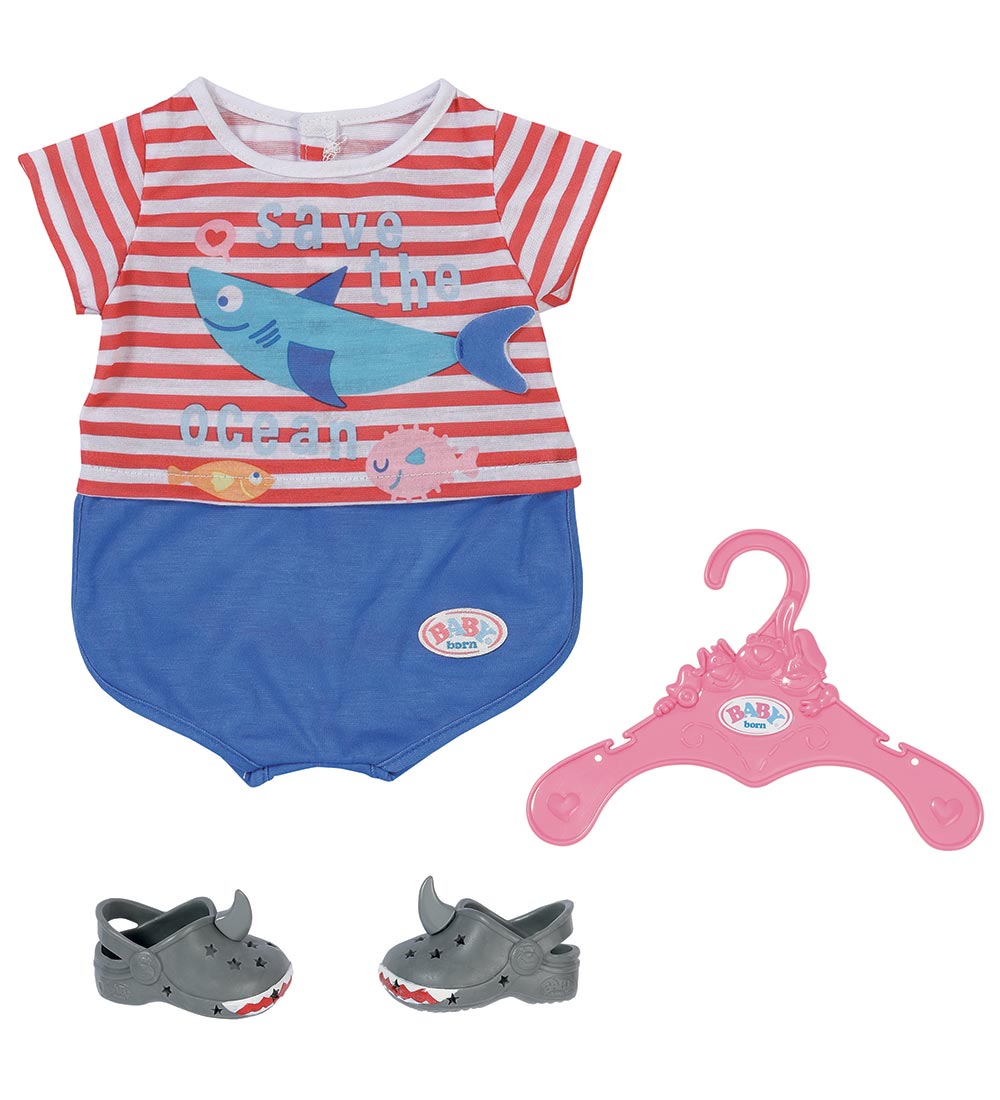 Baby Born Puppenkleidung - Pyjamas m. Schuhe - Blau - BABY born - One Size - Puppenkleidung Baby Born Puppenkleidung - Pyjamas m. Schuhe - Blau - BABY born - One Size - Puppenkleidung von BABY born
