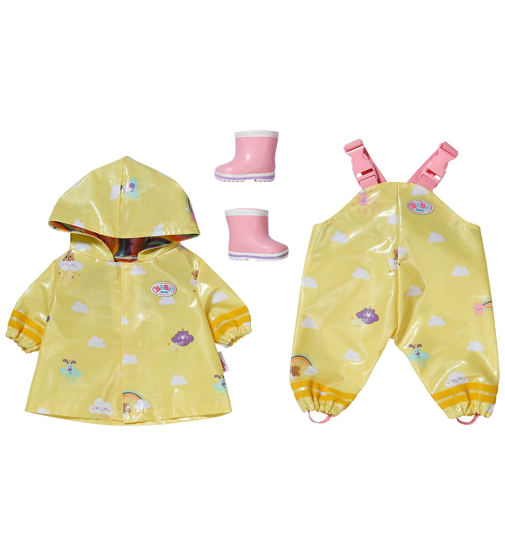 Baby Born Puppenkleidung - Regenset - 43 cm - BABY born - One Size - Puppenkleidung von BABY born
