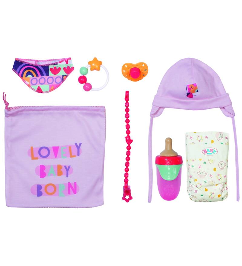 Baby Born Puppenzubehör - Neugeborenes Set - 7 Teile - BABY born - One Size - Puppenzubehör Baby Born Puppenzubehör - Neugeborenes Set - 7 Teile - BABY born - One Size - Puppenzubehör von BABY born
