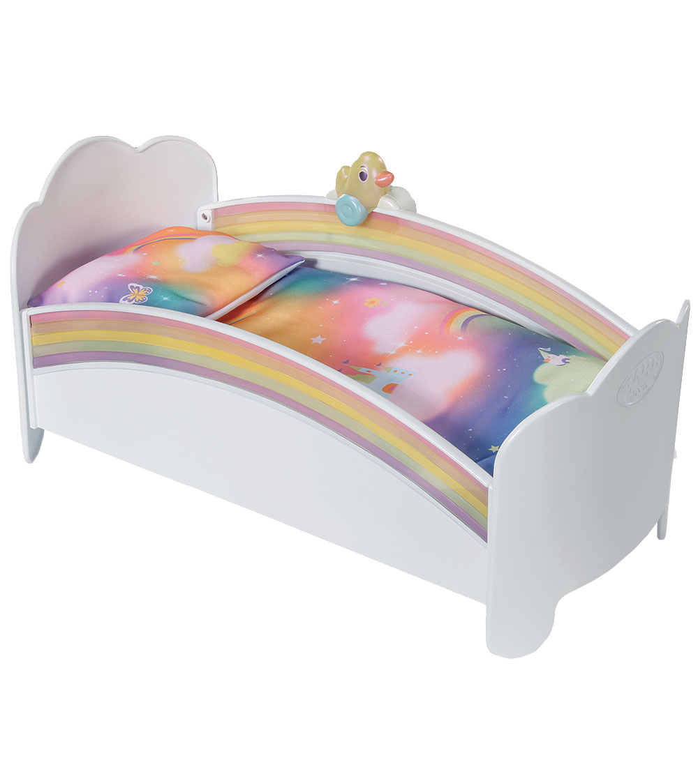 Baby Born Puppenzubehör - Regenbogenbett - BABY born - One Size - Puppenbett von BABY born