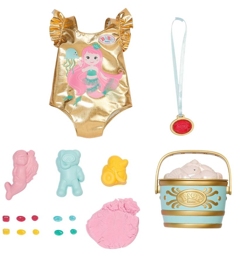 Baby Born Strandüberraschung - 18 Teile - BABY born - One Size - Puppenzubehör Baby Born Strandüberraschung - 18 Teile - BABY born - One Size - Puppenzubehör von BABY born