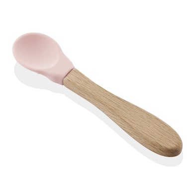 babyJem Löffel aus Silikon mit Holzgriff, natur von BabyJem