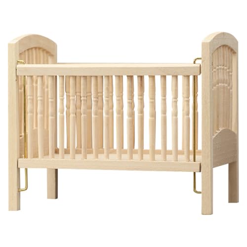 1/12 Dollhouses Crib Möbel Natürliches Holz Model Baby Cradle Bett Für Spielen Hausszene Landschaftsdekoration 1/12 Dollhouses Crib Möbel Natürliches Holz Model Baby Cradle Bett Für Spielen Hausszene Landschaftsdekoration von BABYVIVA