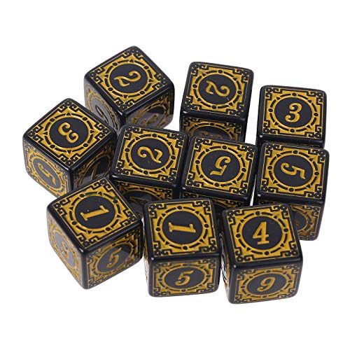 10 PCs Rollenspiele Polyedrische Würfel Acryl -6 Seiten Quadrat Edged Würfel Für Tischspiel Klassenzimmer Unterrichten Einfach Zu Bedienen 10 PCs Rollenspiele Polyedrische Würfel Acryl -6 Seiten Quadrat Edged Würfel Für Tischspiel Klassenzimmer Unterrichten Einfach Zu Bedienen von BABYVIVA
