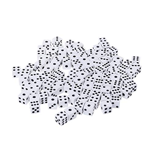 100 PCs Plastik Rechtwinkliger Brettspiel Cube Square Corner Dices 8mm/0 31in 100 PCs Plastik Rechtwinkliger Brettspiel Cube Square Corner Dices 8mm/0 31in von BABYVIVA