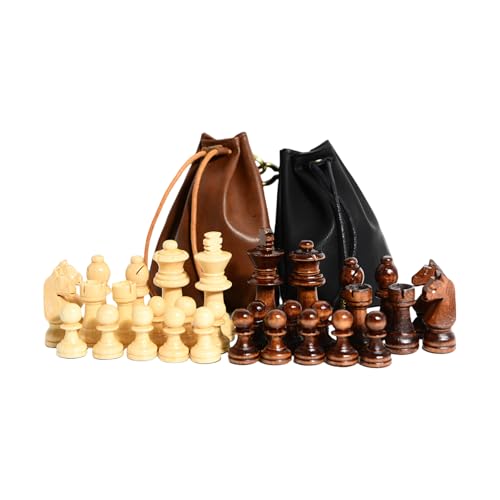32pcs Handgeschnitzte Holzschachstücke Tragbares Turnier Chessmen International Schachfiguren Für Schachbrettspiel 32pcs Handgeschnitzte Holzschachstücke Tragbares Turnier Chessmen International Schachfiguren Für Schachbrettspiel von BABYVIVA