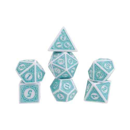 7 PCs Polyedrische Dices Acryl Mehrseitig Komplexes Muster Dices Rollenspiele Dices Fortabletop Player Einfach Zu Bedienen 7 PCs Polyedrische Dices Acryl Mehrseitig Komplexes Muster Dices Rollenspiele Dices Fortabletop Player Einfach Zu Bedienen von BABYVIVA