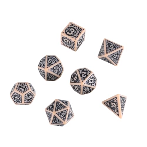 7pcs Vielseitiges Polyedrische Dices Acrylspiel Dices Hollow Muster Tabletop Game Dices Für Rollenspiele 7pcs Vielseitiges Polyedrische Dices Acrylspiel Dices Hollow Muster Tabletop Game Dices Für Rollenspiele von BABYVIVA