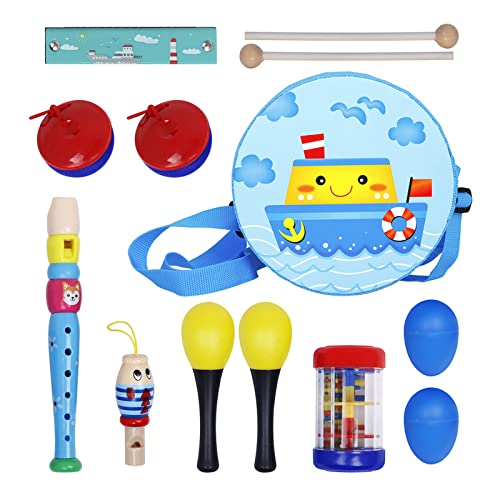 8pcs Holz Percussion Instrumente Vorschullehrerlernen Weihnachtsgeburtstagsgeschenksets Für Kleinkinder Kinder 8pcs Holz Percussion Instrumente Vorschullehrerlernen Weihnachtsgeburtstagsgeschenksets Für Kleinkinder Kinder von BABYVIVA