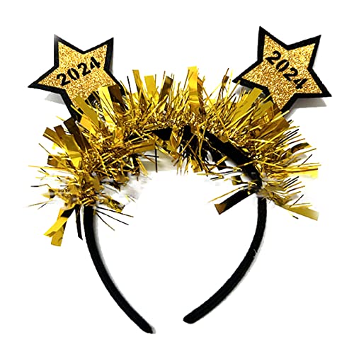 BABYVIVA 2024 Neujahrsparty Stirnband Neuheit Carnival Hairhoop Paillettenkopfschmuck Für Erwachsene Teens Star Festival Accessoire BABYVIVA 2024 Neujahrsparty Stirnband Neuheit Carnival Hairhoop Paillettenkopfschmuck Für Erwachsene Teens Star Festival Accessoire von BABYVIVA