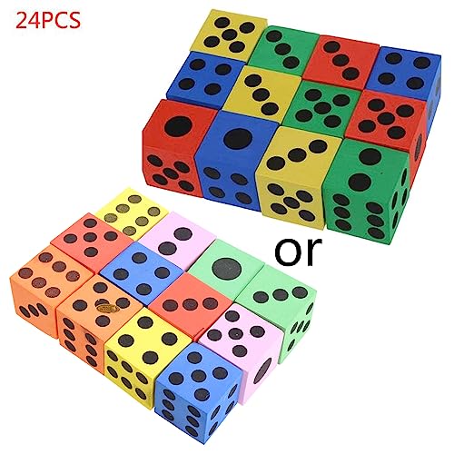 BABYVIVA 24 PCs Sechsseitige Punktwürfler 3 7 Mm Farbiger Würfel Schaumwürfel Lernressourcenspiel Würfel Für Würfelspiel Mathematikunterricht BABYVIVA 24 PCs Sechsseitige Punktwürfler 3 7 Mm Farbiger Würfel Schaumwürfel Lernressourcenspiel Würfel Für Würfelspiel Mathematikunterricht von BABYVIVA