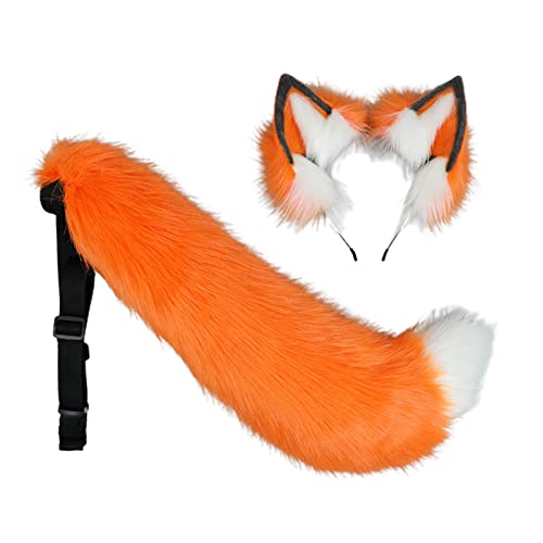 BABYVIVA 2pcs Für Katzenohren Und Wolf Fuchs Animal Tail Cosplay Kostüm Kunstpelz Haar Clip Kopfschmuck Halloween Geburtstagsfeier Plüsch S BABYVIVA 2pcs Für Katzenohren Und Wolf Fuchs Animal Tail Cosplay Kostüm Kunstpelz Haar Clip Kopfschmuck Halloween Geburtstagsfeier Plüsch S von BABYVIVA