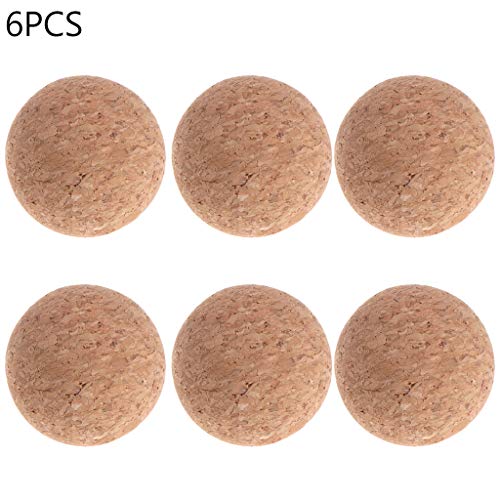 BABYVIVA 6pcs 36mm Tisch Fußball Kork Massivholz Foosball Tisch Fußball Fussball Fußballmaschine Ersatzeinflüsse BABYVIVA 6pcs 36mm Tisch Fußball Kork Massivholz Foosball Tisch Fußball Fussball Fußballmaschine Ersatzeinflüsse von BABYVIVA