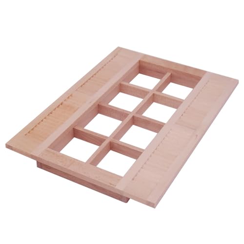 BABYVIVA 8 Gitter Realistische Puppenhäuser Fensterläden Szenenraum Accessoires Handwellholz Hölzer Shutter 1/12 Skala Miniaturmöbel BABYVIVA 8 Gitter Realistische Puppenhäuser Fensterläden Szenenraum Accessoires Handwellholz Hölzer Shutter 1/12 Skala Miniaturmöbel von BABYVIVA