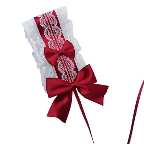 BABYVIVA Anime Maid Stirnband Cosplay Party Stirnband Rüste Spitzen Haarband Girls Kostüm Bälle Haarband Frauen Süße Kopfbedeckung von BABYVIVA