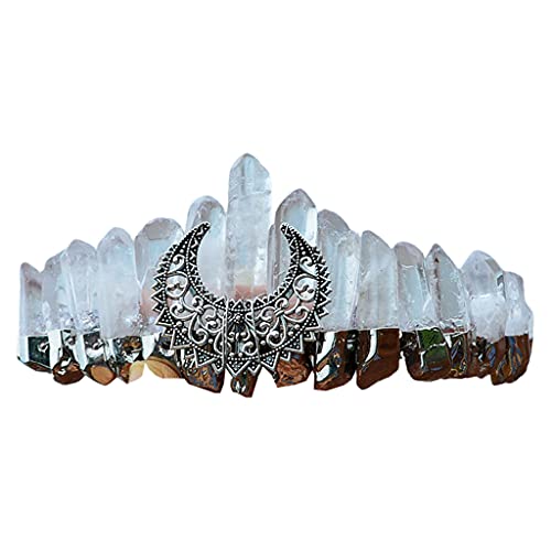 BABYVIVA Brauthochzeitstirnband Für Rohe Kristallkronen Haare Vintage Haarband Für Party Abschlussball Halloween Kostüm Kopfstück BABYVIVA Brauthochzeitstirnband Für Rohe Kristallkronen Haare Vintage Haarband Für Party Abschlussball Halloween Kostüm Kopfstück von BABYVIVA