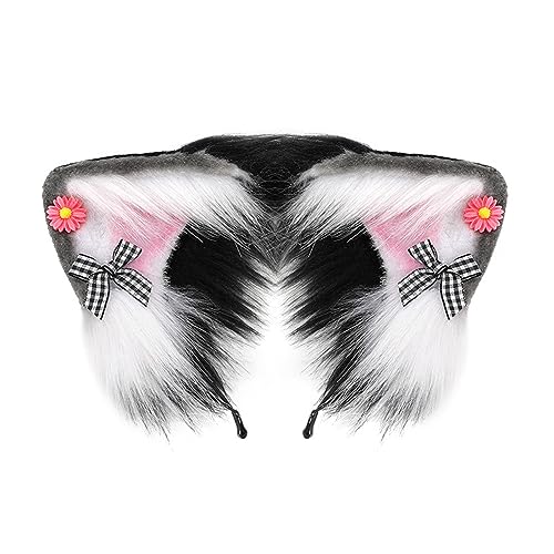 BABYVIVA Cartoon Fuchs Ohrform Haare Hoop Süßer Haarhalter Rave Halloween Cosplay Party Kostüm Kopfbedeckung Für Kinder Frauen von BABYVIVA