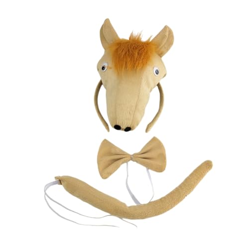 BABYVIVA Cartoon Gefüllte Pferdestirnbänder Mit Bowtie/Tail Set Hair Hoop Animes Charakter Performances Live Sendung Kopfstücke BABYVIVA Cartoon Gefüllte Pferdestirnbänder Mit Bowtie/Tail Set Hair Hoop Animes Charakter Performances Live Sendung Kopfstücke von BABYVIVA