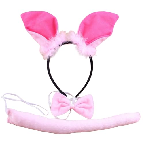BABYVIVA Cartoon Tierkostüm Cosplay Stirnband/Schwanz/Bowtie Theme Party Kleidung Maskeraden Dress Up Kid Roleplay Kleidung BABYVIVA Cartoon Tierkostüm Cosplay Stirnband/Schwanz/Bowtie Theme Party Kleidung Maskeraden Dress Up Kid Roleplay Kleidung von BABYVIVA