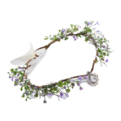BABYVIVA Cosplay Fairy Stirnband Mit Anhänger Dekors Ethnisches Stirnband Für Braut Blumenkrone Für Hochzeitsfeier BABYVIVA Cosplay Fairy Stirnband Mit Anhänger Dekors Ethnisches Stirnband Für Braut Blumenkrone Für Hochzeitsfeier von BABYVIVA