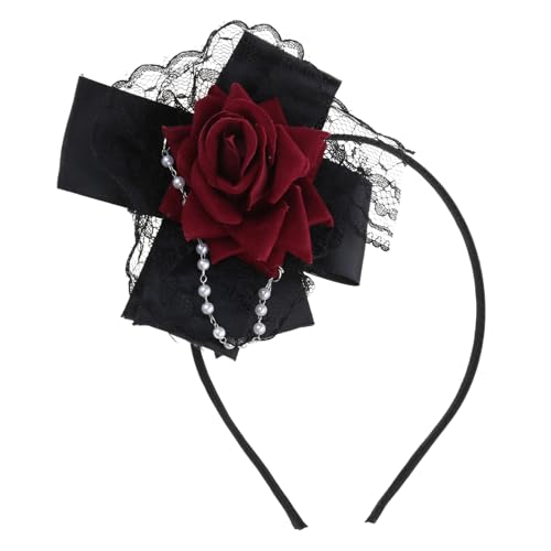 BABYVIVA Cosplay Party Spitzen Stirnband Mädchen Anime Maid Kostüm Lolitas Haarband Mit Bowknot Frauen Haarstyling Accessoires BABYVIVA Cosplay Party Spitzen Stirnband Mädchen Anime Maid Kostüm Lolitas Haarband Mit Bowknot Frauen Haarstyling Accessoires von BABYVIVA