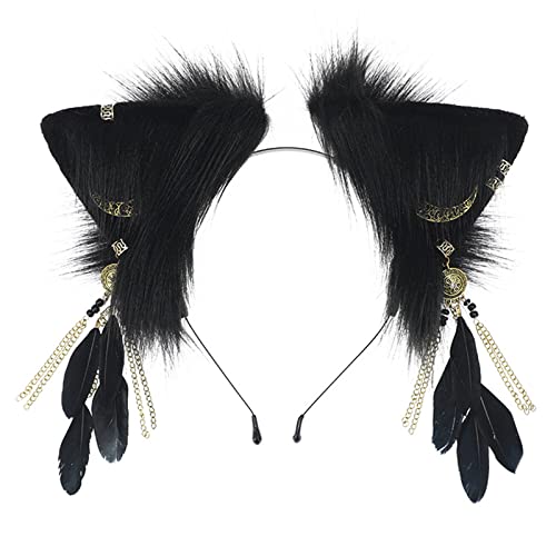 BABYVIVA Cosplay Tierohr Stirnband Pelzige Karnivale Party Handgefertigte Pelzige Party Kostüm Teufel BABYVIVA Cosplay Tierohr Stirnband Pelzige Karnivale Party Handgefertigte Pelzige Party Kostüm Teufel von BABYVIVA