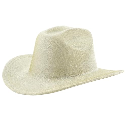 BABYVIVA Cowgirls Hüte Mit Eingebauten Hutgurt Für Proms Bankette Party Schimmernde Cowgirls Hüte Für Erwachsene Teen BABYVIVA Cowgirls Hüte Mit Eingebauten Hutgurt Für Proms Bankette Party Schimmernde Cowgirls Hüte Für Erwachsene Teen von BABYVIVA
