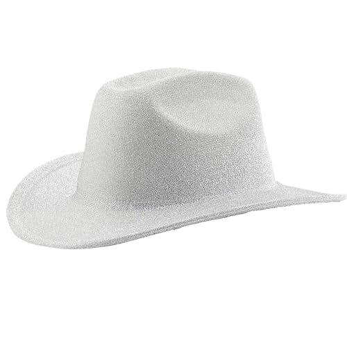 BABYVIVA Cowgirls Hüte Mit Eingebauten Hutgurt Für Proms Bankette Party Schimmernde Cowgirls Hüte Für Erwachsene Teen BABYVIVA Cowgirls Hüte Mit Eingebauten Hutgurt Für Proms Bankette Party Schimmernde Cowgirls Hüte Für Erwachsene Teen von BABYVIVA