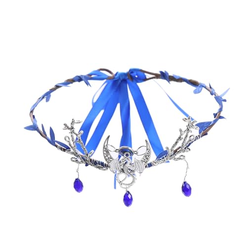BABYVIVA Dragon Hair Bands Cosplay Kostüm Stirnband Fairy Ribbon Kostüm Kopfstück von BABYVIVA