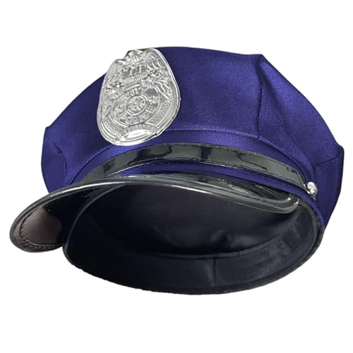 BABYVIVA Erwachsenen Polizeihut Mit Badge Hat Halloween Party Cosplay Hat Travel Taking Photo Polyester Offizier BABYVIVA Erwachsenen Polizeihut Mit Badge Hat Halloween Party Cosplay Hat Travel Taking Photo Polyester Offizier von BABYVIVA